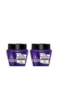 Gliss Intense Therapy Yeniden Yapılandırıcı Saç Maskesi 300 ml 2'li