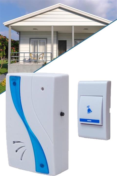 Markafox Portatif Çalma Üniteli Kablosuz Kapı Zili 1410