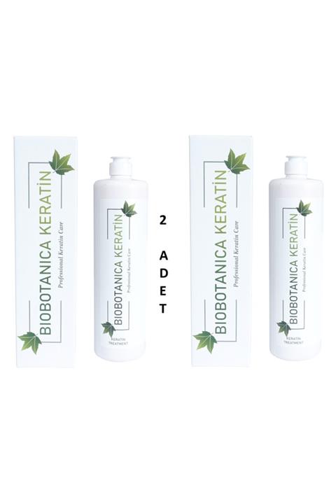 Biobotanica Saç Düzleştirici Keratin Bakımı Brezilya Fönü 1000 ml x 2 Adet