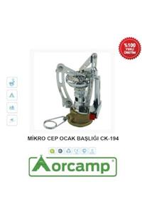 Orcamp Orgaz Ck-194 Kılıflı Çakmaklı Mikro Kamp Cep Ocak Başlığı