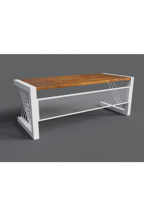 NT Concept Ağaç Ofis Masası(100cm-240cm-h78cm)