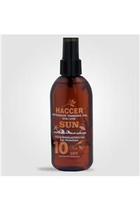 Haccer Yoğun Bronzlaştırıcı Yağ 10 Spf