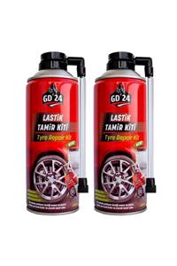 GD 24 Gd24 Oto Lastik Tamir Spreyi 2 Adet 450 Ml