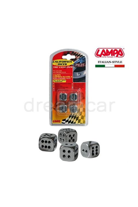 Pilot California Dices Krom Sibop Kapağı 4 Lü Set