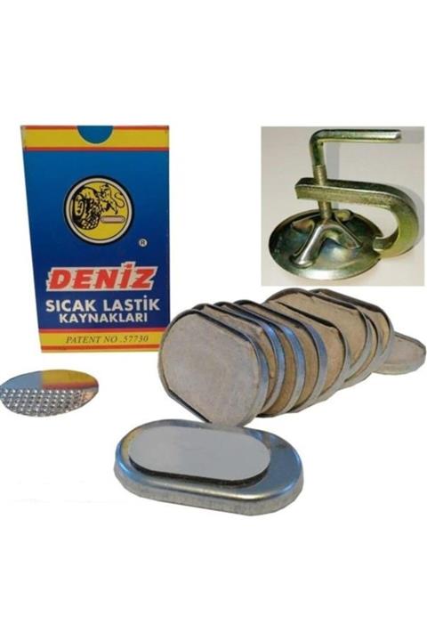 DENİZ Sıcak Lastik Kaynakları Kaynağı 10 Adet + Mengene