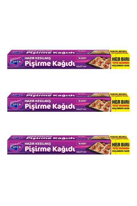 Parex Hazır Kesilmiş Pişirme Kağıdı 3 Adet