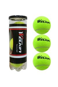 VERTEX Velkin Sport Tenis Topu 3 Lü Kutulu Tenis Topu Seti