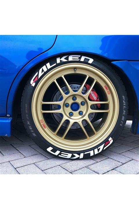 Eymen 3d Lastik Yazısı Beyaz Falken 8 Adetdir 1. Kalite Aynı Gün Kargo