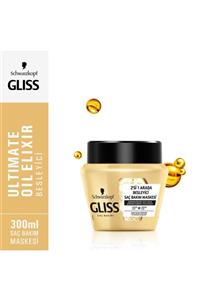 Gliss Schwarzkopf Gliss Ultimate Oil Elixir Besleyici Saç Bakim Maskesi 300 Ml