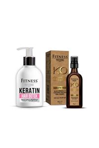 Fitness Professional Sam Onarıcı Yıpranmış Kuru Saç Botoksu Hair Botox 250 ml + Keratin Yağı 100 ml