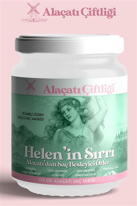 Alaçatı Çiftliği Helen'in Sırrı Saç Besleyici ve Güçlendirici Saç Maskesi 150 gr