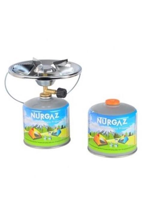 NURGAZ Kamp Ocak Kartuş Portatif Ocak Tüp 420 gr 2 Adet