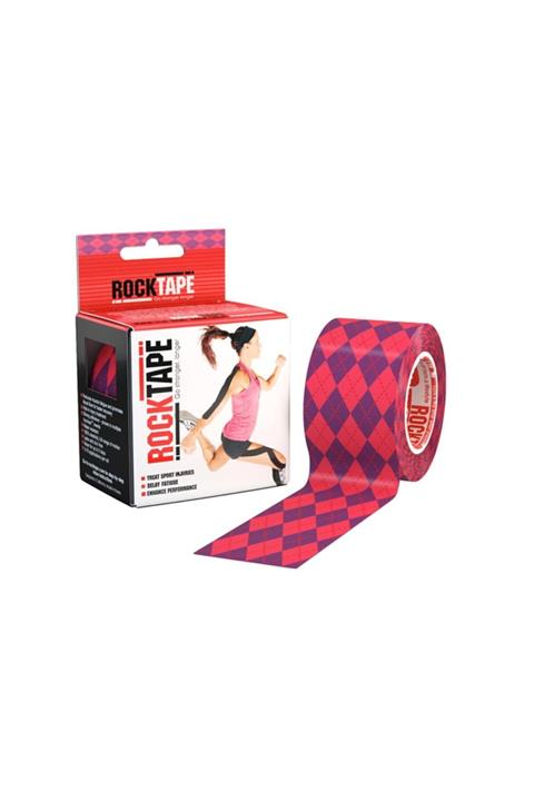 ROCKTAPE Pembe Standart Kinesio Ağrı Bandı (5 cm x 5 mt) Baklavalı