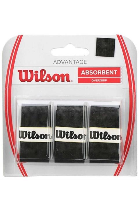 Wilson Advantage Absorbent Overgrip Tenis Raketi Gribi Wrz4033 Siyah