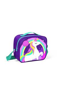 Adalinhome Yaygan Kids Mor Unicorn Resimli Thermo Beslenme Çantası