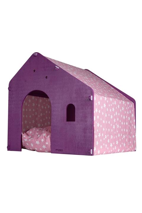 Atölye Zed Kulübe Kedi Evi Mor