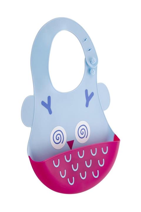 Babyjem Silikon Önlük Mavi