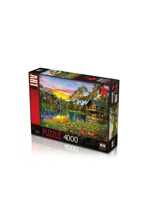 Ks Puzzle Ks Games 4000 Parça Puzzle Alpine Lake 23502