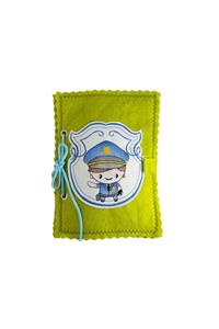 Dinootoys Montessori Eğitici Keçe Kitap Polis