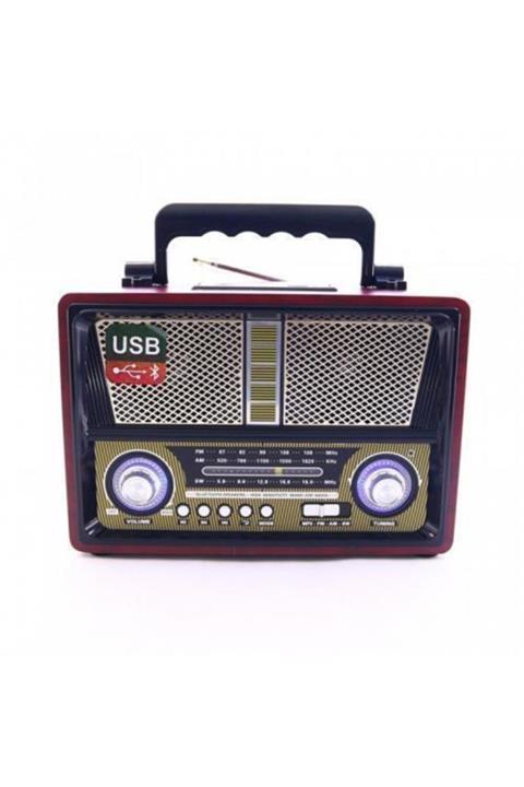 Genel Göz Optik Kemai Md1800bt Retro Nostalji Radyo Bluetooth Fm Usb Sd