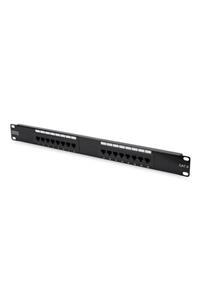 Assmann Digitus 19 Inch 16 Port Cat-6 Utp Patch Panel, 50(Mikron), Altın Kontak, Zırhsız