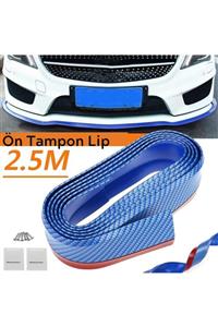 Asrın Store Mavi 2,5 Metre Araba Oto Ön Tampon Koruyucu Kauçuk Pratik Tampon Şerit Bant Döşeme Kiti