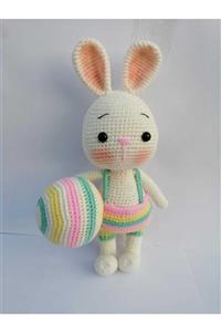 OYUNCAKPARK Tavşan Sunny Ve Topu Amigurumi Organik Oyuncak