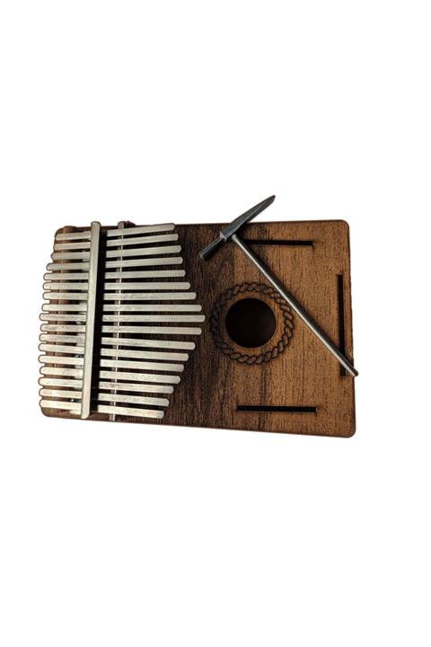 MARCİA 17 Tuşlu Masif Ağaç Taşıma Çantalı Kalimba