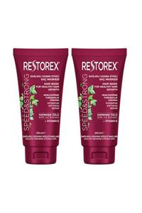 Restorex Sağlıklı Uzama Etkisi Onarıcı Saç Maskesi 200ml X 2 Adet