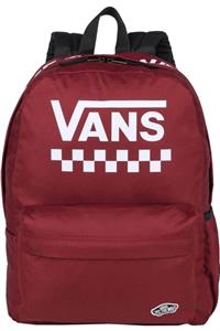 Vans Wm Street Sport Realm Backpack Kadın Kırmızı Sırt Çantası Vn0a49zjzbs1