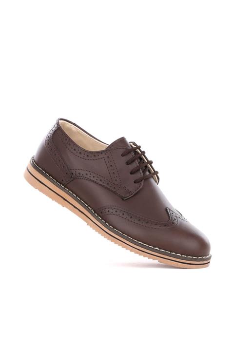 Dark Dragon Erkek Kahverengi Oxford Ayakkabı