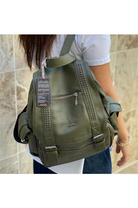 Just Polo Kadın Haki Sırt Çantası